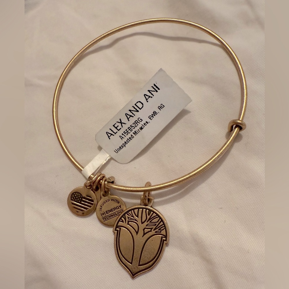 Unexpected Miracle Gold Bangle Bracelet